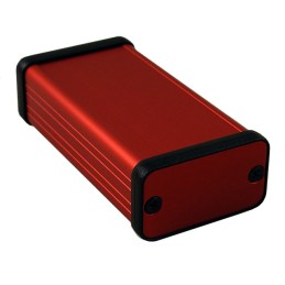 1 pcs : 1455KBRED-10 - ABS Bezel 3.194' L x 1.816' W x 0.354' H (81.13mm x 46.13mm x 8.99mm) Red