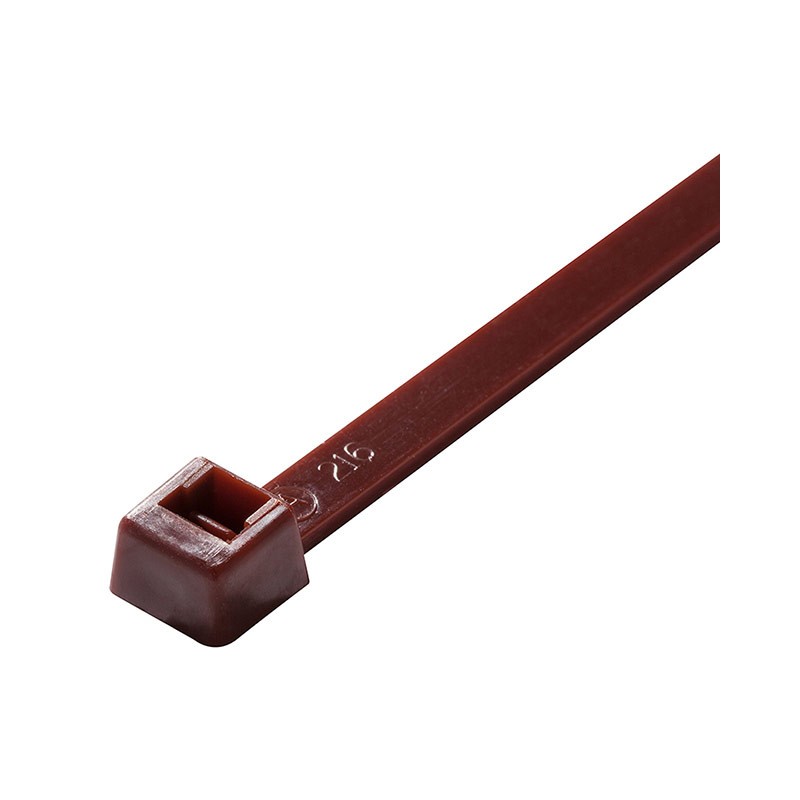 100 pcs : AL-07-50-1-C - STANDARD CABLE TIES, 50 LB, 7 IN