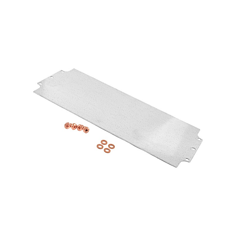 1 pcs : 1590Z166PL - Aluminum Panel, Inner 13.627' L x 5.737' W x 0.075' H (346.13mm x 145.72 x 1.91mm) Unpainted