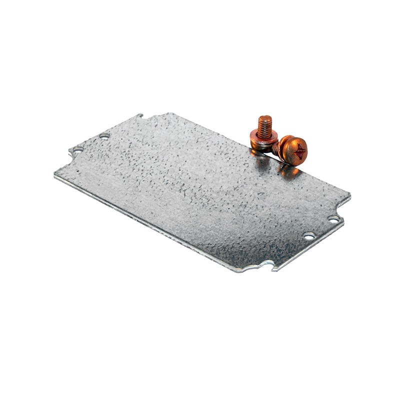 1 pcs : 1590Z120PL - Aluminum Panel, Inner 4.173' L x 2.737' W (105.99mm x 69.52mm) Unpainted