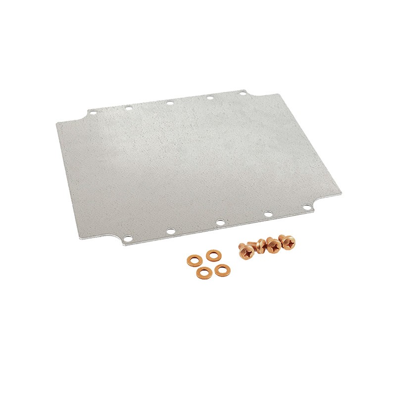 1 pcs : 1590Z231PL - Aluminum Panel, Inner 8.465' L x 7.284' W (215.01mm x 185.01mm) Unpainted