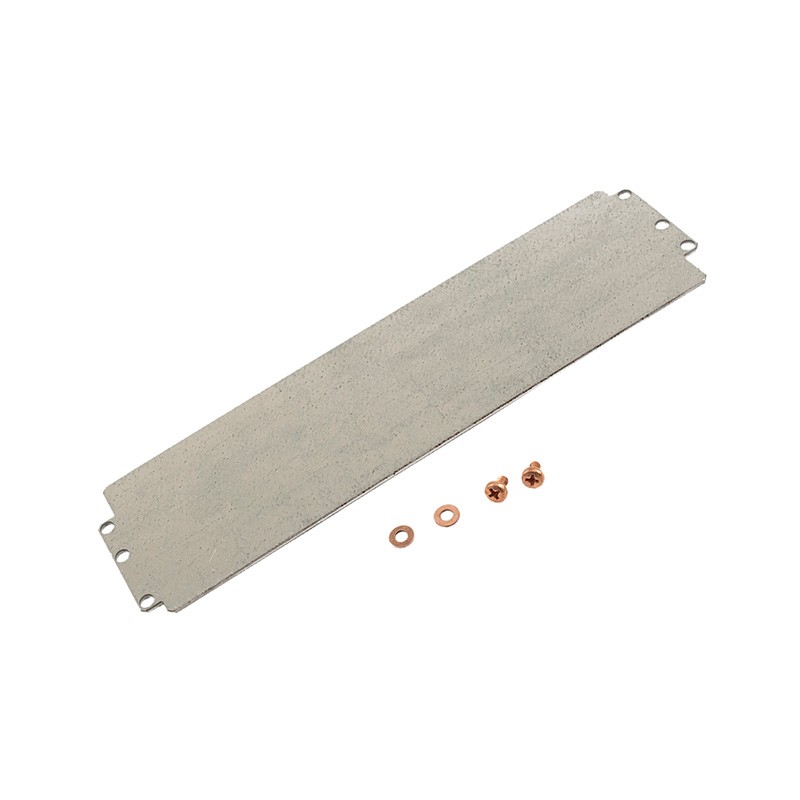 1 pcs : 1590Z140PL - Aluminum Panel, Inner 9.406' L x 2.658' W (238.92mm x 67.52mm) Unpainted