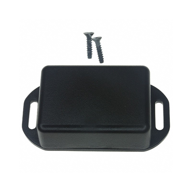 1 pcs : 1551GFLBK - Box ABS Black Cover Included 1.969' L x 1.378' W (50.00mm x 35.00mm) X 0.787' (19.99mm)