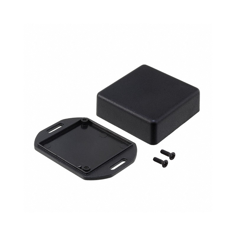 1 pcs : 1551RFLBK - Box ABS Black Cover Included 1.969' L x 1.969' W (50.00mm x 50.00mm) X 0.787' (19.99mm)