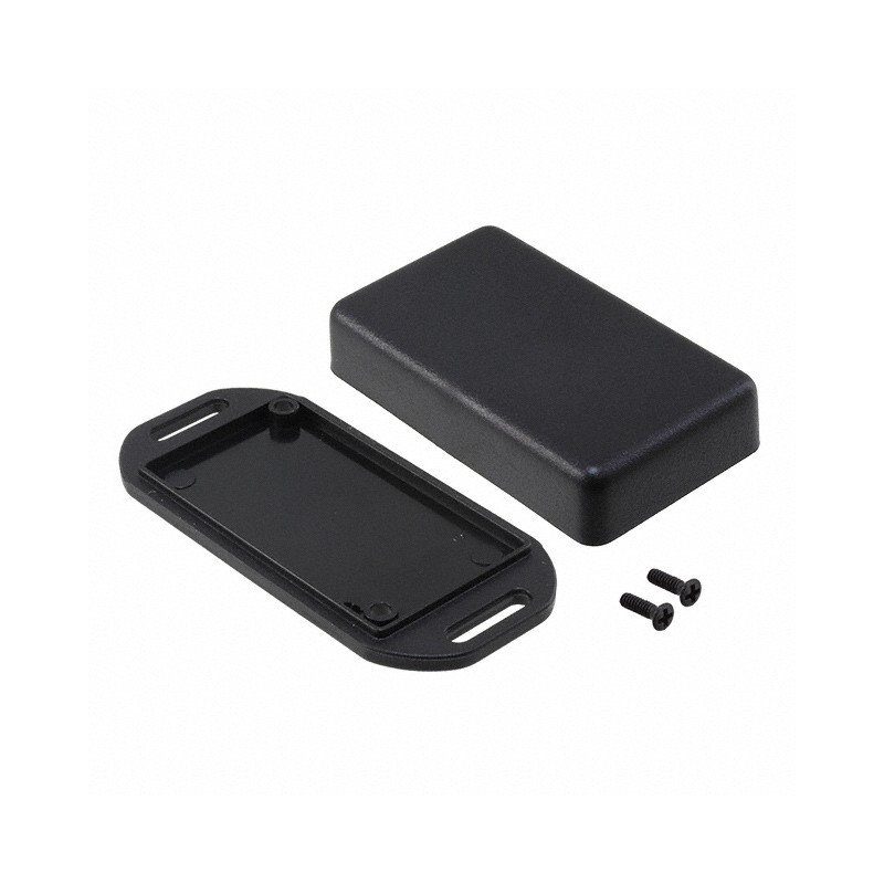 1 pcs : 1551JFLBK - Box ABS Black Cover Included 2.362' L x 1.378' W (59.99mm x 35.00mm) X 0.591' (15.01mm)