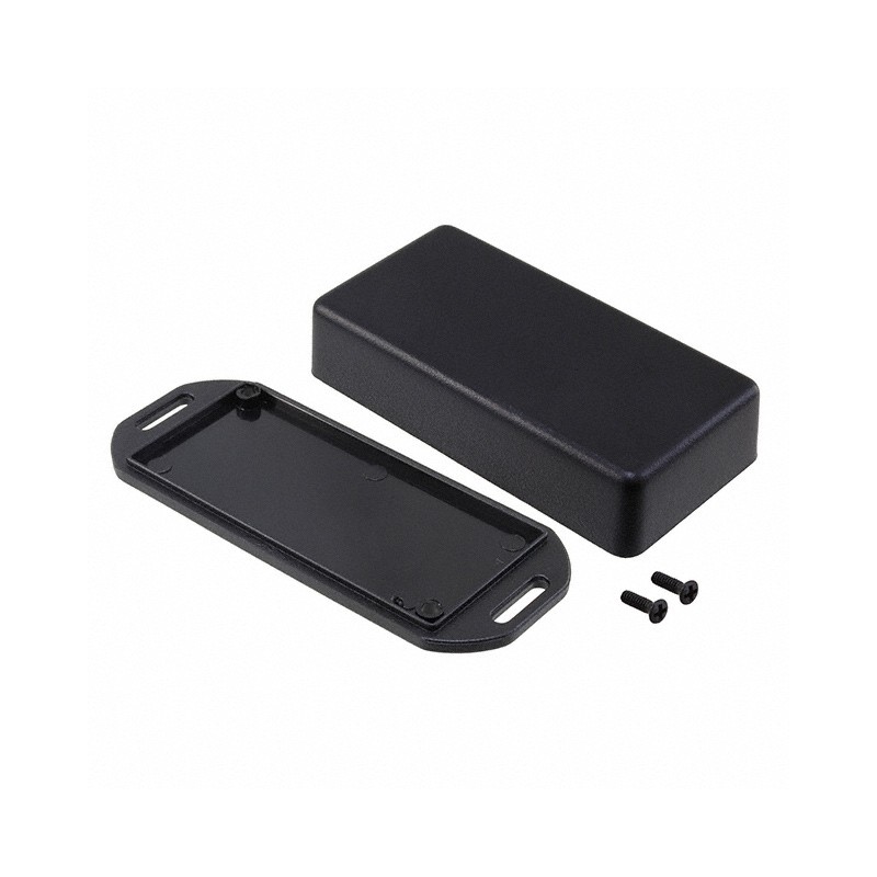 1 pcs : 1551KFLBK - Box ABS Black Cover Included 3.150' L x 1.575' W (80.00mm x 40.00mm) X 0.787' (19.99mm)