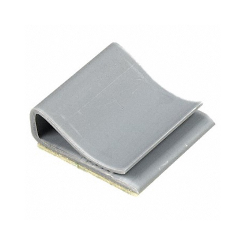 1 pcs : 3484-3000 - CBL CLIP FLAT C-TYPE GRAY