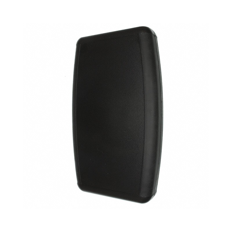 1 pcs : 1553DBKBKBAT - Box ABS Black Hand Held, Split Sides 5.797' L x 3.504' W (147.24mm x 89.00mm) X 0.984' (25.00mm)
