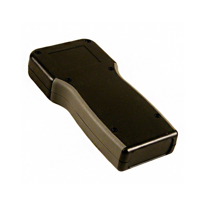 1 pcs : 1553TTBK - Box ABS Black Hand Held, Split Sides and End Panel(s) 6.496' L x 3.150' W (165.00mm x 80.00mm) X 1.100' (27.9