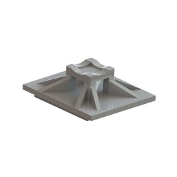 1 pcs : MFTH-2-01A-RT-M - CABLE TIE HLDR QUAD ADH NATURAL