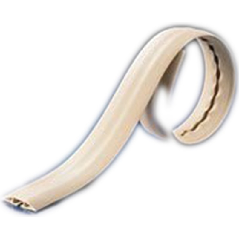 1 pcs - RS PRO 1m White Cable Cover in PVC, 14.8 x 7.8mm Inside dia.