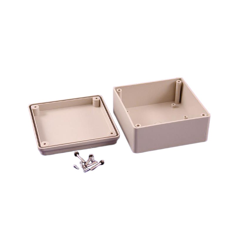 1 pcs : RS5105S - Box ABS Gray Cover Included 4.252' L x 4.252' W (108.00mm x 108.00mm) X 2.146' (54.50mm)