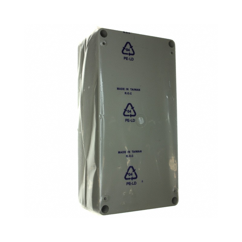 1 pcs : RP1175 - Box ABS Gray Cover Included 6.535' L x 3.390' W (165.99mm x 86.11mm) X 2.165' (55.00mm)