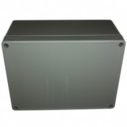 1 pcs : RP1245 - Box ABS Gray Cover Included 6.535' L x 4.941' W (165.99mm x 125.50mm) X 2.953' (75.00mm)
