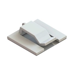 1 pcs : CFCCS-8-01A - CBL CLIP FLAT C-TYPE NAT ADH