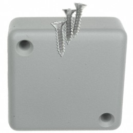 1 pcs : 1551QGY - Box ABS Gray Hand Held, Cover Included 1.575' L x 1.575' W (40.00mm x 40.00mm) X 0.591' (15.01mm)