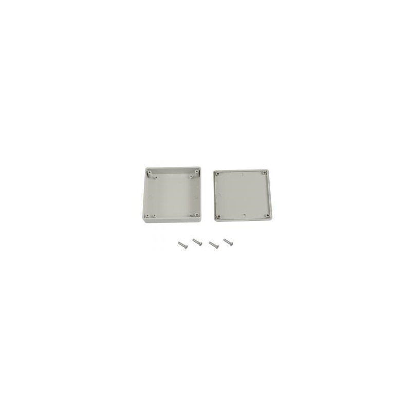 1 pcs : 1551XGY - Box ABS Gray Hand Held, Cover Included 3.150' L x 3.150' W (80.01mm x 80.01mm) X 0.790' (20.07mm)