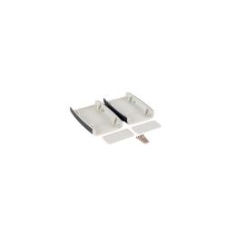 1 pcs : 1553CXGY - Box ABS Gray Hand Held, Split Sides 4.620' L x 3.110' W (117.35mm x 78.99mm) X 1.300' (33.02mm)
