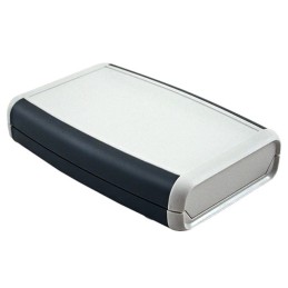 1 pcs : 1553WBGY - Box ABS Gray Hand Held, Split Sides and End Panel(s) 4.615' L x 3.109' W (117.22mm x 78.97mm) X 0.984' (25.00