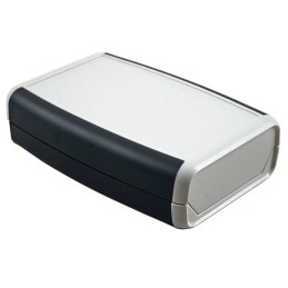 1 pcs : 1553WCGY - Box ABS Gray Hand Held, Split Sides and End Panel(s) 4.615' L x 3.109' W (117.22mm x 78.97mm) X 1.260' (32.00