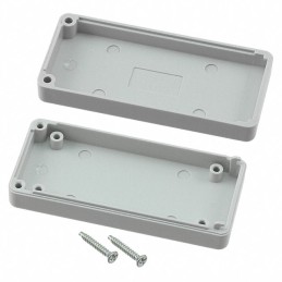 1 pcs : 1551CGY - Box ABS Gray Split Sides 2.560' L x 1.180' W (65.02mm x 29.97mm) X 0.610' (15.49mm)
