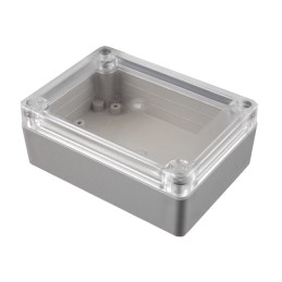 1 pcs : RP1085C - Box ABS Gray, Clear Cover/Door Cover Included 4.134' L x 2.953' W (105.00mm x 75.00mm) X 1.575' (40.00mm)