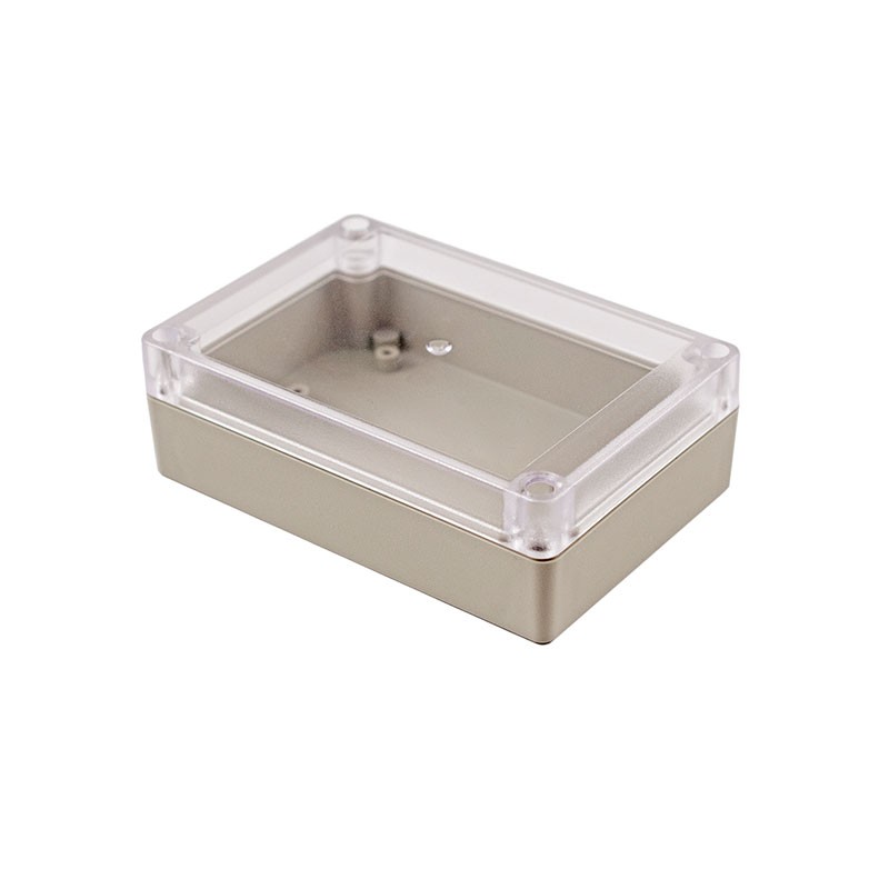 1 pcs : RP1125C - Box ABS Gray, Clear Cover/Door Cover Included 4.940' L x 3.370' W (125.48mm x 85.60mm) X 1.570' (39.88mm)