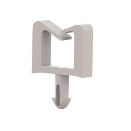 1 pcs : MWS1-1-19 - CBL CLIP WIRE SADDLE NAT PUSH IN