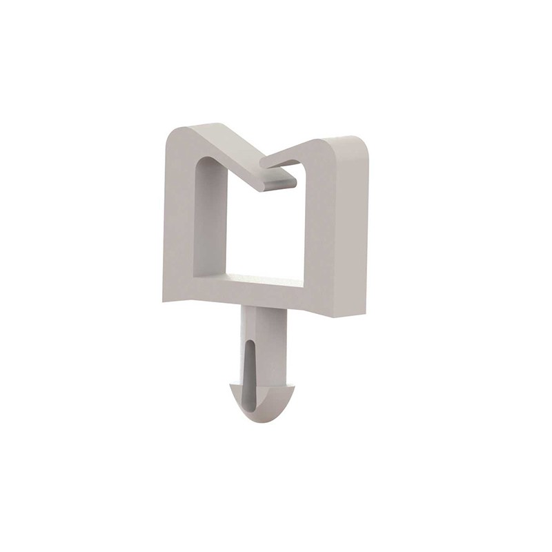 1 pcs : MWS1-1-19 - CBL CLIP WIRE SADDLE NAT PUSH IN