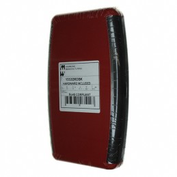 1 pcs : 1553DRDBK - Box ABS Red Hand Held, Split Sides 5.797' L x 3.504' W (147.24mm x 89.00mm) X 0.984' (25.00mm)