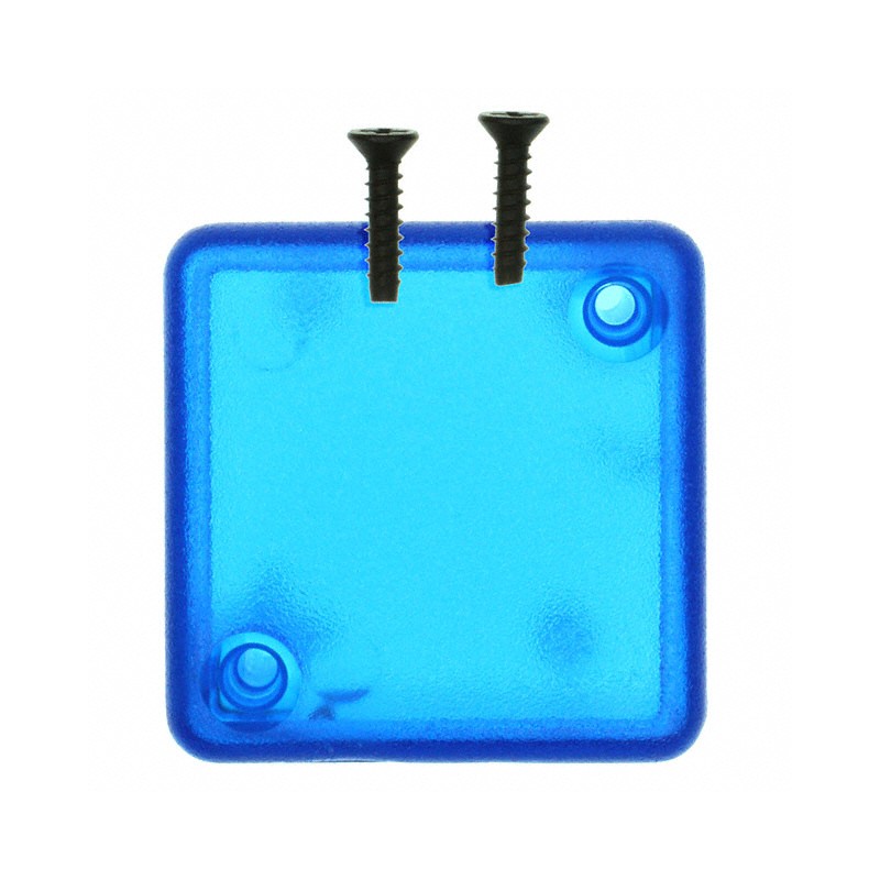 1 pcs : 1551MTBU - Box ABS Translucent - Blue Hand Held, Cover Included 1.378' L x 1.378' W (35.00mm x 35.00mm) X 0.787' (19.99m