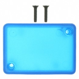1 pcs : 1551FTBU - Box ABS Translucent - Blue Hand Held, Cover Included 1.969' L x 1.378' W (50.00mm x 35.00mm) X 0.591' (15.01m
