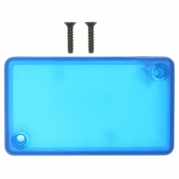 1 pcs : 1551HTBU - Box ABS Translucent - Blue Hand Held, Cover Included 2.362' L x 1.378' W (59.99mm x 35.00mm) X 0.787' (19.99m