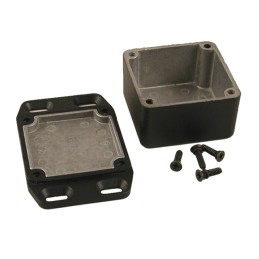 1 pcs : 1590WLBFLBK - Box Aluminum Black Cover Included 1.988' L x 1.988' W (50.50mm x 50.50mm) X 1.217' (30.91mm)