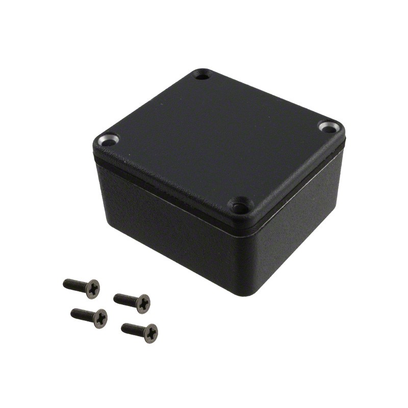 1 pcs : 1550WQBK - Box Aluminum Black Cover Included 2.362' L x 2.165' W (60.00mm x 55.00mm) X 1.185' (30.10mm)