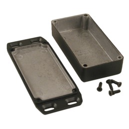 1 pcs : 1590WGFLBK - Box Aluminum Black Cover Included 3.937' L x 1.969' W (100.00mm x 50.00mm) X 1.004' (25.50mm)