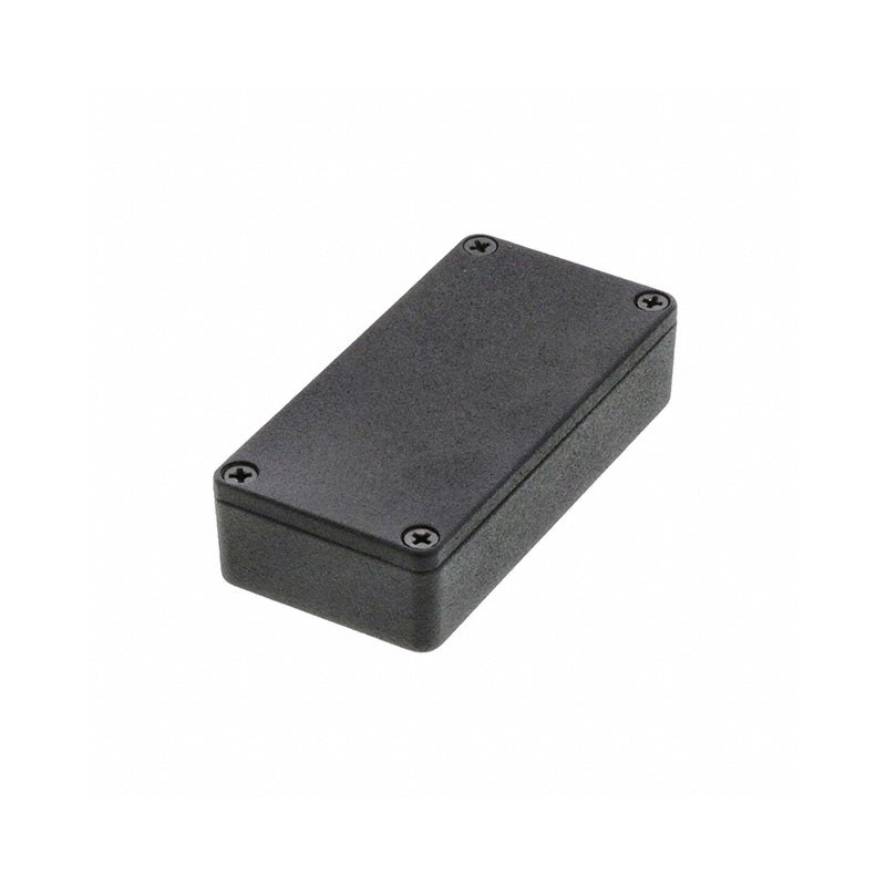 1 pcs : 1590LBK - Box Aluminum Black Cover Included 3.976' L x 1.969' W (101.00mm x 50.00mm) X 0.984' (25.00mm)