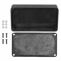 1 pcs : 1590WBBK - Box Aluminum Black Cover Included 4.409' L x 2.382' W (111.99mm x 60.50mm) X 1.220' (30.99mm)