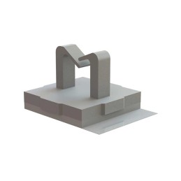 1 pcs : MWSB-1-01A-RT - CBL CLIP WIRE SADDLE NATURAL ADH