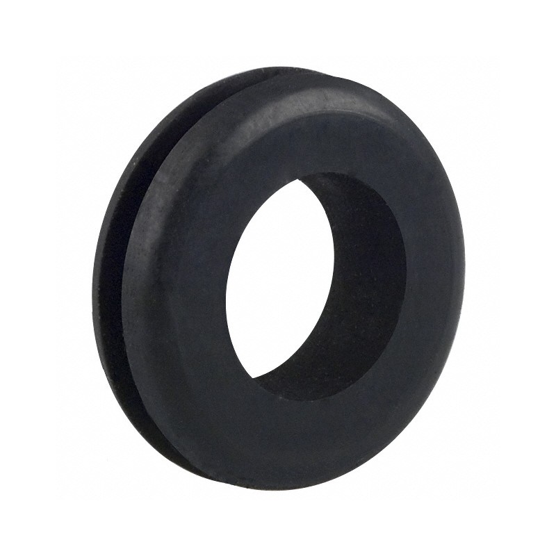 1 pcs : 749 - GROMMET 0.500' RUBBER BLACK