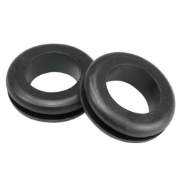 1 pcs : GRO068061A - GROMMET 0.500' PVC BLACK