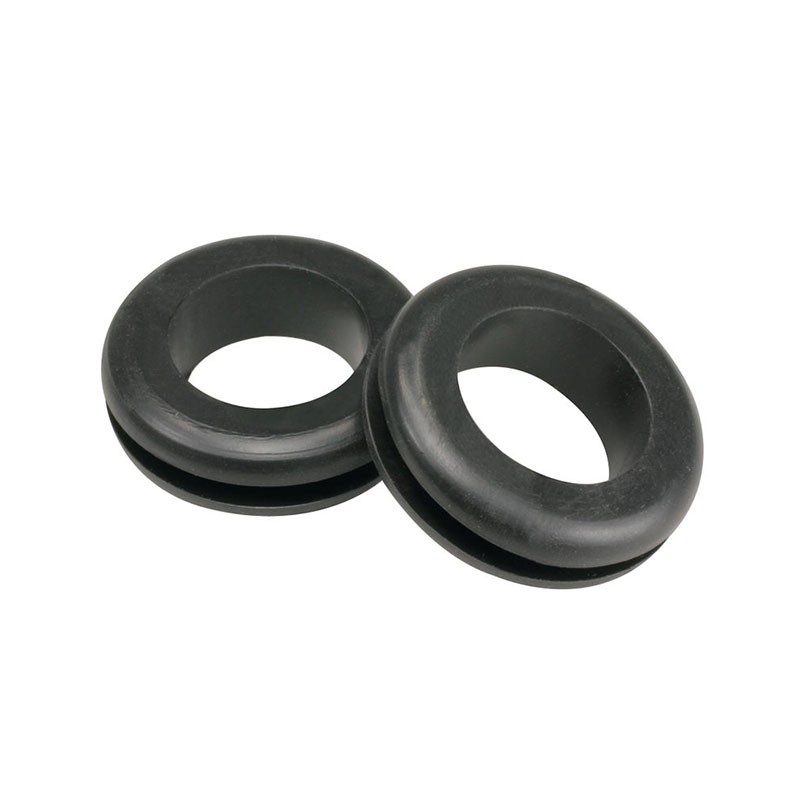1 pcs : GRO068061A - GROMMET 0.500' PVC BLACK