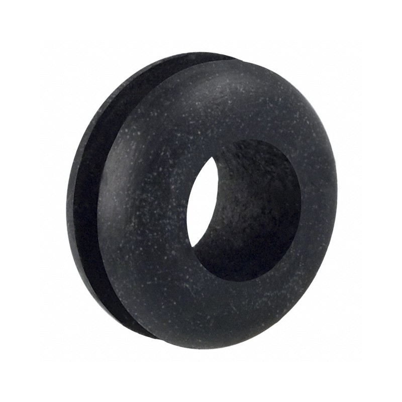 1 pcs : 743 - GROMMET 0.312' RUBBER BLACK