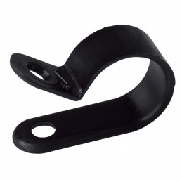 1 pcs : N-8-BK - CBL CLAMP P-TYPE BLACK FASTENER