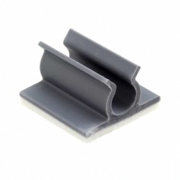 1 pcs : KKU-4-RT - CBL CLIP U-TYPE GRAY ADHESIVE