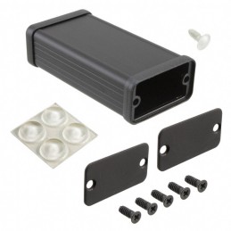 1 pcs : 1455D801BK - Box Aluminum Black End Panel(s) 3.150' L x 1.673' W (80.00mm x 42.50mm) X 0.906' (23.00mm)