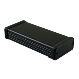 1 pcs : 1455C1202BK - Box Aluminum Black End Panel(s) 4.724' L x 2.126' W (120.00mm x 54.00mm) X 0.906' (23.00mm)