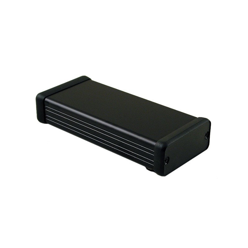 1 pcs : 1455C1202BK - Box Aluminum Black End Panel(s) 4.724' L x 2.126' W (120.00mm x 54.00mm) X 0.906' (23.00mm)