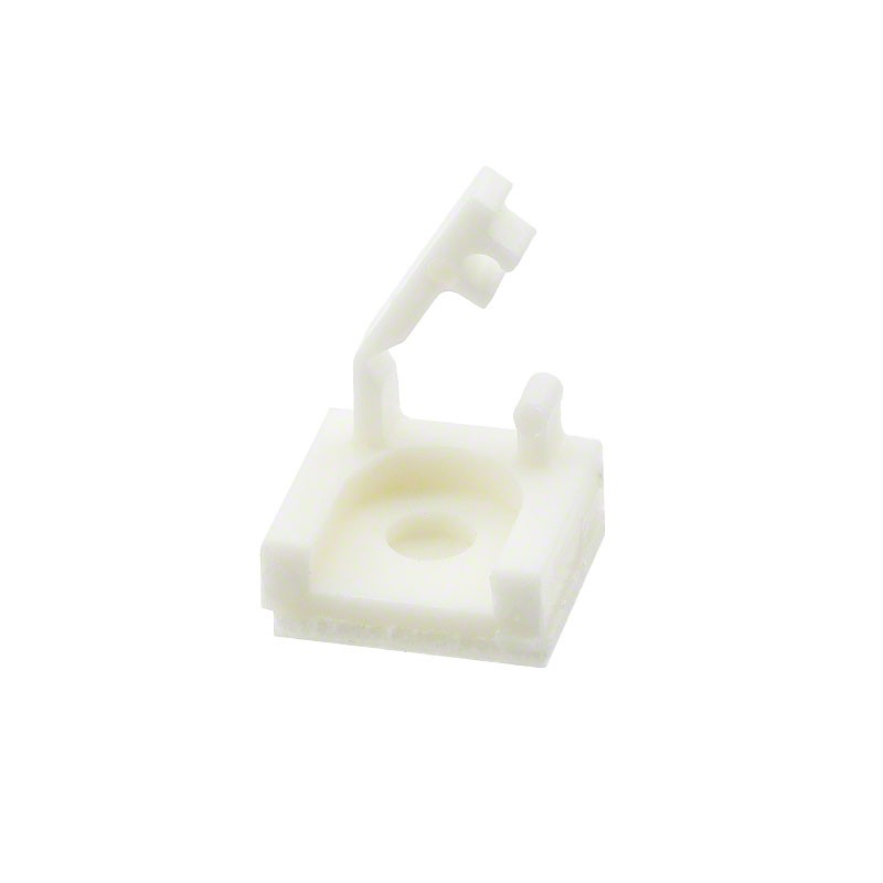 1 pcs : MWSLTB-1-19A-RT - CBL CLIP WIRE SADDLE NATURAL ADH