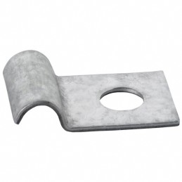 1 pcs : 8141 - CBL CLAMP U-TYPE SILVER FASTENER
